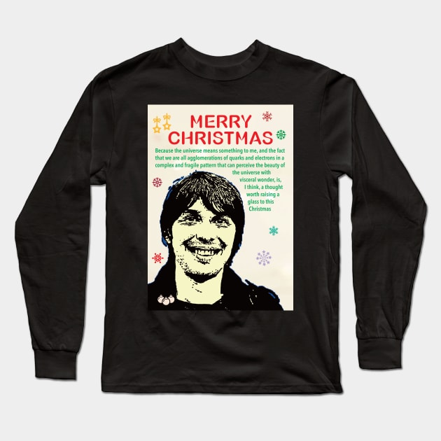 Atheist Christmas with Brian Cox Long Sleeve T-Shirt by DJVYEATES